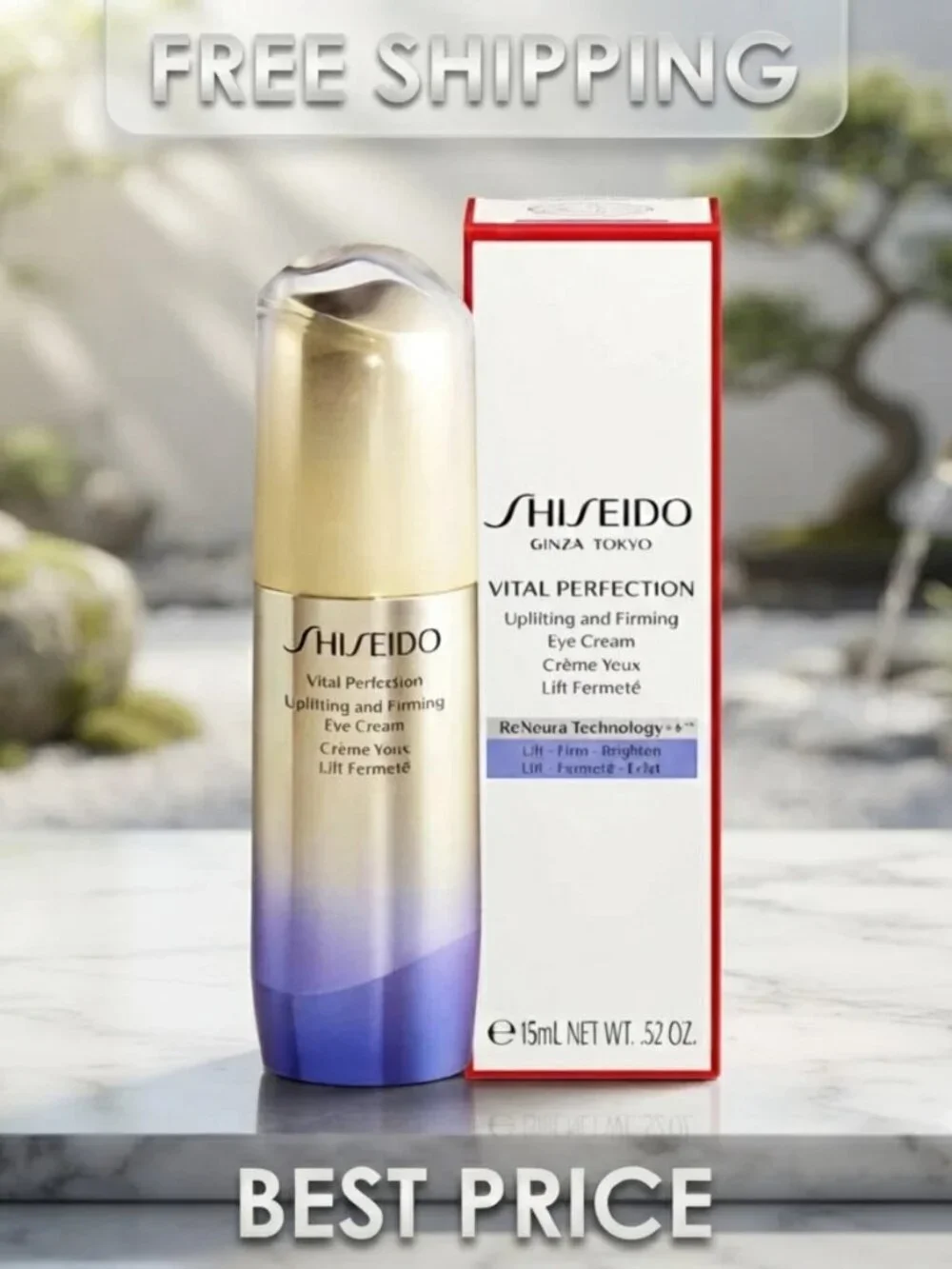 Shiseido Vital Perfection Uplifting Firming Eye Cream 15ml New